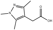 2-(1,3,5-三甲基吡唑-4-基)乙酸, 70598-03-7, 结构式
