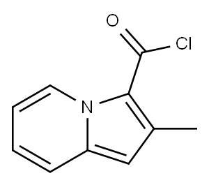 3-Indolizinecarbonylchloride,2-methyl-(9CI) Structure