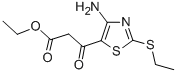 ETHYL 3-(4-AMINO-2-ETHYLTHIOTHIAZOL-5-YL)-3-OXOPROPANOATE,70604-14-7,结构式