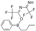 2,2,2-Trifluoro-N-(2,2,2-trifluoro-1-iminoethyl)ethanimidic acid B-butyl-B-phenylborinic anhydride Struktur