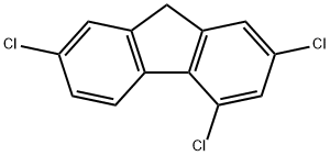 2,4,7-TRICHLOROFLUORENE, 95 Structure