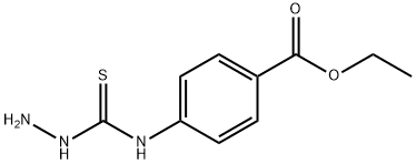 4-(4-乙氧基甲酰苯)-3-氨基硫脲 结构式