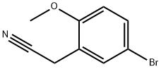 5-BROMO-2-METHOXYPHENYLACETONITRILE Struktur