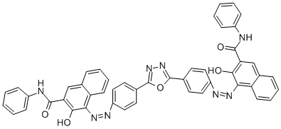 4,4'-[1,3,4-OXADIAZOLE-2,5-DIYLBIS(4,1-PHENYLENEAZO)] BIS[3-HYDROXY-N-PHENYL]-2-NAPHTHALENECARBOXAMIDE|偶氮颜料1#