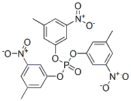 Phosphoric acid tris(3-methyl-5-nitrophenyl) ester Structure