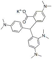 2-[[2,4-Bis(dimethylamino)phenyl][4-(dimethylamino)phenyl]methyl]-5-(dimethylamino)benzoic acid potassium salt|