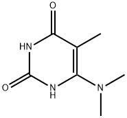 5-METHYL-6-DIMETHYLAMINOURACIL Struktur