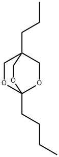 1-butyl-4-propyl-2,6,7-trioxabicyclo[2.2.2]octane Struktur