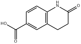 2-羰基-1 ,2,3,4-四氢喹啉-6-羧酸, 70639-77-9, 结构式