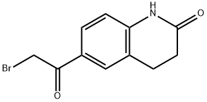 6-(2-BROMO-ACETYL)-3,4-DIHYDRO-1H-QUINOLIN-2-ONE Structure