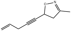 2-Isoxazoline, 3-methyl-5-(4-penten-1-ynyl)- (7CI,8CI) Structure