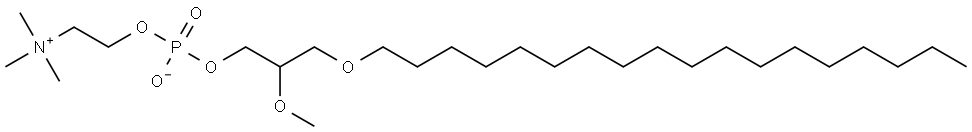 1-O-OCTADECYL-2-O-METHYL-SN-GLYCERO-3-PHOSPHOCHOLINE Structure