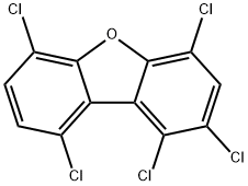 1,2,4,6,7-PENTACHLORODIBENZOFURAN Struktur