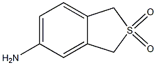 2,2-ジオキソ-1,3-ジヒドロベンゾ[C]チオフェン-5イルアミン 化学構造式
