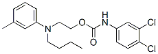 2-[butyl(3-methylphenyl)amino]ethyl (3,4-dichlorophenyl)carbamate|