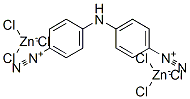 4,4'-iminobisbenzenediazonium bis(trichlorozincate) Structure