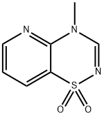 4-Methylpyrido(2,3-e)-1,2,4-thiadiazine 1,1-dioxide Structure