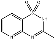 3-メチル-4H-ピリド[2,3-e]-1,2,4-チアジアジン1,1-ジオキシド 化学構造式