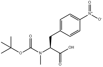 BOC-N-ME-P-NITRO-PHE-OH DCHA Structure