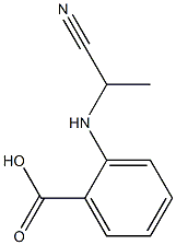 Benzoic acid, 2-[(1-cyanoethyl)amino]-, (+)- (9CI) Struktur