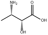 (2R,3S)-3-アミノ-2-ヒドロキシ酪酸 化学構造式