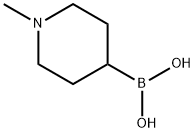 1-甲基嘧啶-4-硼酸 结构式