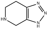 4,5,6,7-Tetrahydro-1H-[1,2,3]triazolo[4,5-c]pyridine Struktur