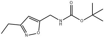 Carbamic acid, [(3-ethyl-5-isoxazolyl)methyl]-, 1,1-dimethylethyl ester (9CI) Structure