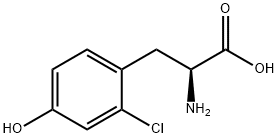 3-CHLORO-L-TYROSINE Structure