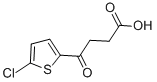 4-(5-氯-2-噻吩)-4-氧丁酸 结构式