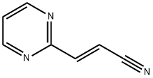 2-Propenenitrile, 3-(2-pyrimidinyl)-, (E)- (9CI) Structure