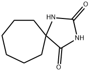 1,3-二氮杂螺[4.6]十一烷-2,4-二酮, 707-16-4, 结构式
