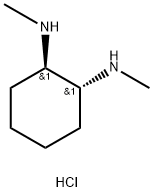 TRANS-(1R,2R)-N,N'-ビスメチル-1,2-シクロヘキサンジアミン二塩酸塩 化学構造式