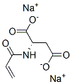 disodium N-(1-oxoallyl)-L-aspartate Structure