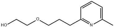 2-[3-(6-甲基吡啶-2-基)丙氧基]乙基-1-醇, 70715-17-2, 结构式