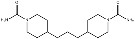 4,4'-(1,3-プロパンジイル)ビス(1-ピペリジンカルボアミド) 化学構造式