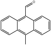 10-メチルアントラセン-9-カルボアルデヒド 化学構造式