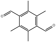 2,3,5,6-四甲基-苯-1,4-二甲醛, 7072-01-7, 结构式
