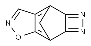 3,7-Methano-1,2-diazeto[3,4-f][1,2]benzisoxazole(9CI) Struktur
