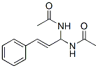 N,N'-(3-Phenyl-2-propen-1-ylidene)bis(acetamide) Structure
