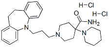 1'-[3-(10,11-dihydro-5H-dibenz(b,f)azepin-5-yl)propyl][1,4'-bipiperidine]-4'-carboxamide dihydrochloride Struktur