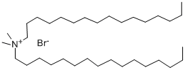 双十六烷基二甲基溴化铵,70755-47-4,结构式