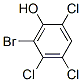 2,4,5-三氯-6-溴苯酚 结构式