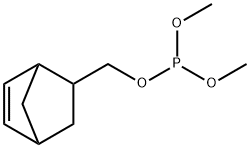 bicyclo[2.2.1]hept-5-en-2-ylmethyl dimethyl phosphite Struktur
