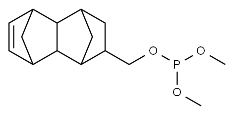 dimethyl (1,2,3,4,4a,5,8,8a-octahydro-1,4:5,8-dimethanonaphthalen-2-yl)methyl phosphite  Structure