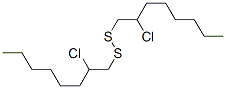 ビス(2-クロロオクチル)ペルスルフィド 化学構造式