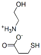 (2-hydroxyethyl)ammonium 3-mercaptopropionate Struktur