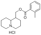 Lupinine o-methylbenzoicacid ester hydrochloride Struktur