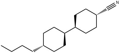[trans(trans)]-4'-butyl[1,1'-bicyclohexyl]-4-carbonitrile Structure