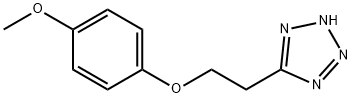 5-[2-(4-Methoxyphenoxy)ethyl]-1H-tetrazole Struktur